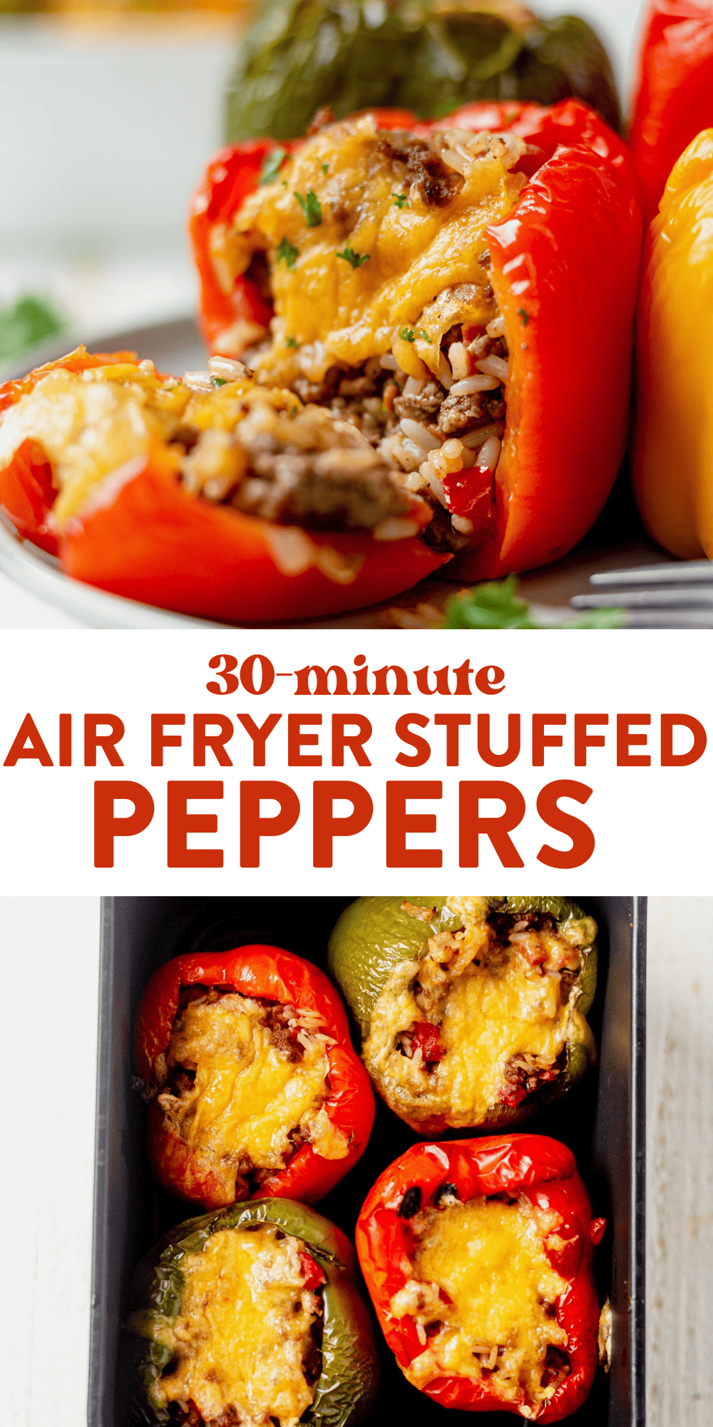 Easy Air Fryer Stuffed Peppers Recipe