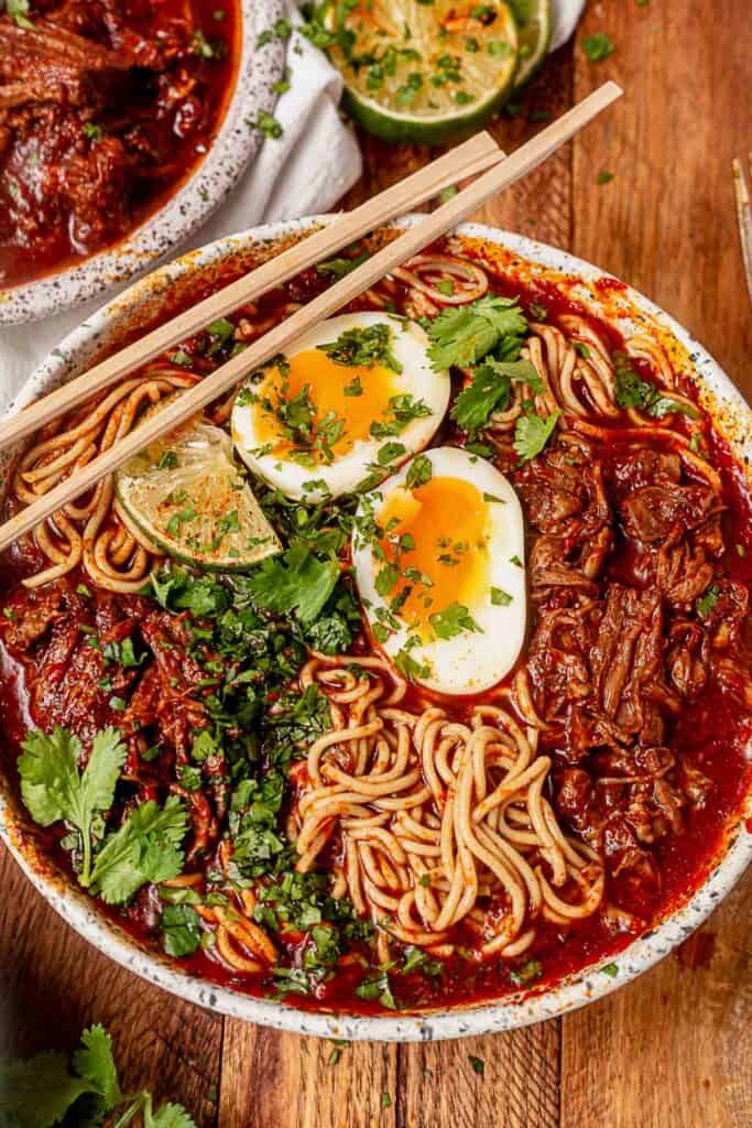 Best Birria Ramen (How To Make Birria Beef)