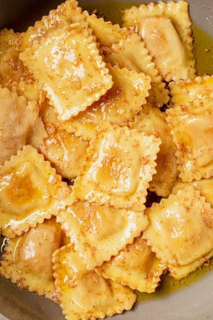 Brown Butter Sage Butternut Squash Ravioli Sauce