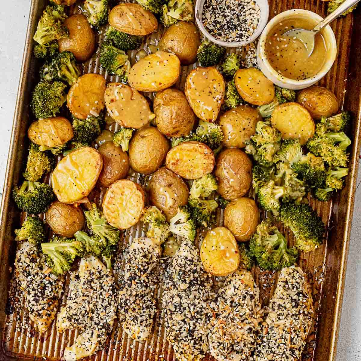 Everything Sheet Pan Chicken & Veggies