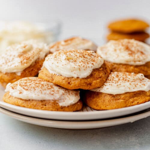 Soft Pumpkin Cookies (No Chill Recipe)