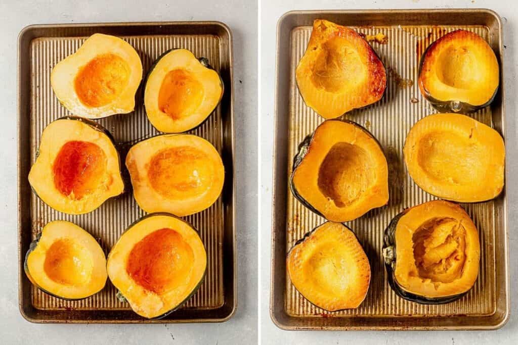 Acorn Squash Casserole with Brown Butter Pecan Topping