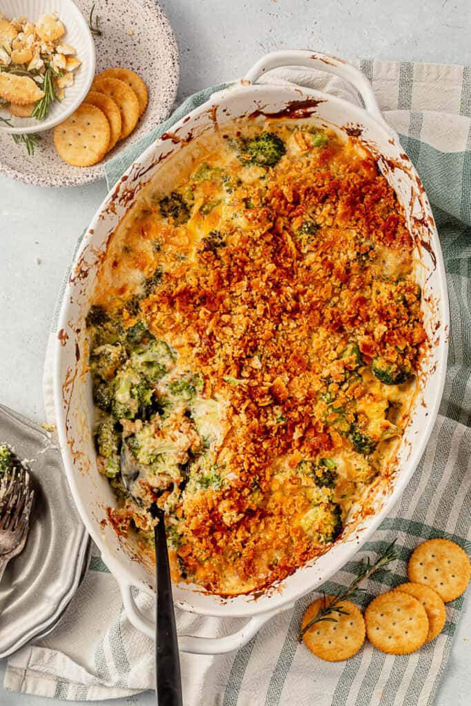 Easy Broccoli Cheese Casserole Recipe (From Scratch!)