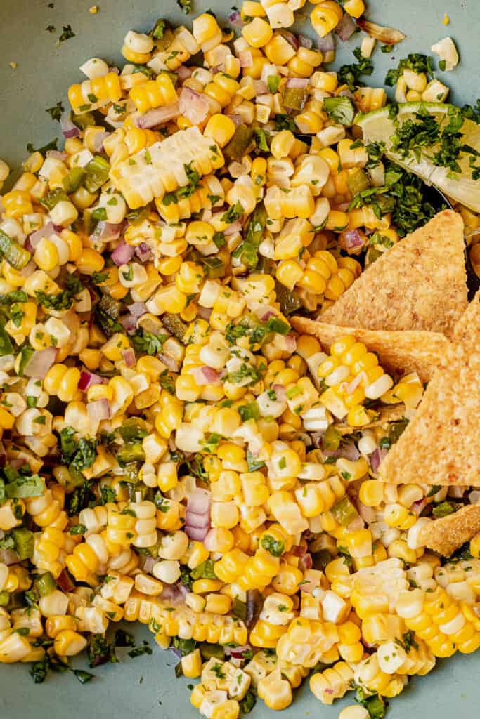 Easy Copycat Chipotle Corn Salsa Recipe