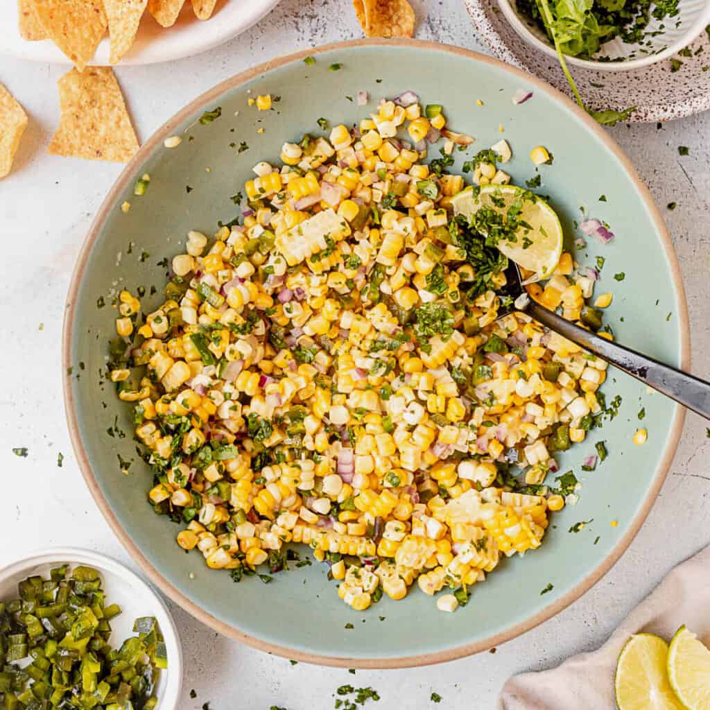 Easy Copycat Chipotle Corn Salsa Recipe