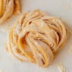 a nest of gluten free egg noodles