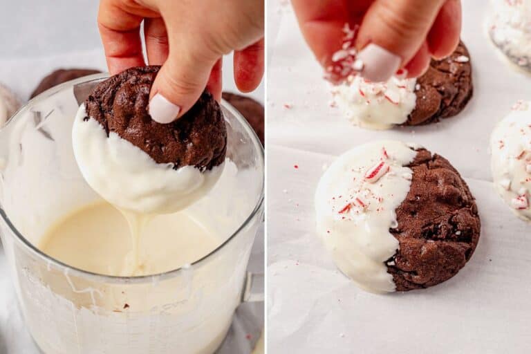 Chocolate Peppermint Bark Cookies Recipe