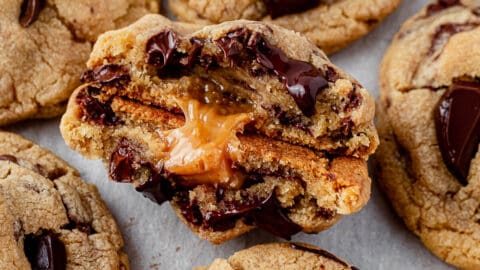 Salted Caramel Chocolate Chip Cookies