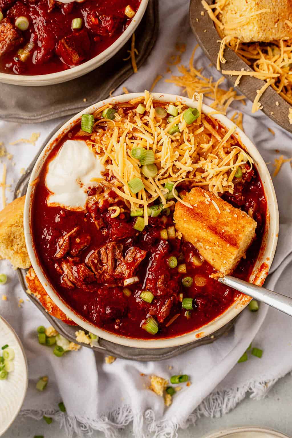 Best Slow Cooker Steak Chili (Easy Recipe!)