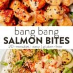 bang bang salmon and then bang bang salmon bowl