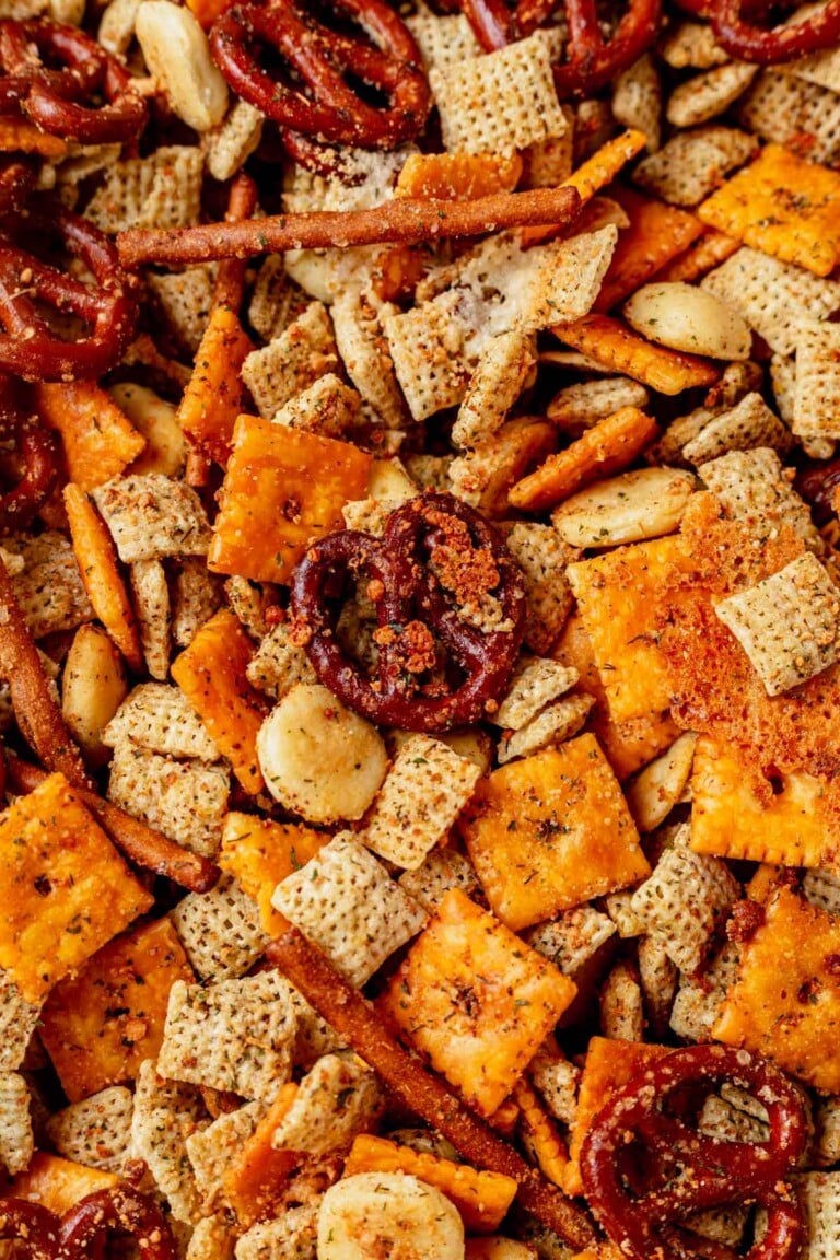 Best Cheesy Ranch Chex Mix (Easy Party Recipe)