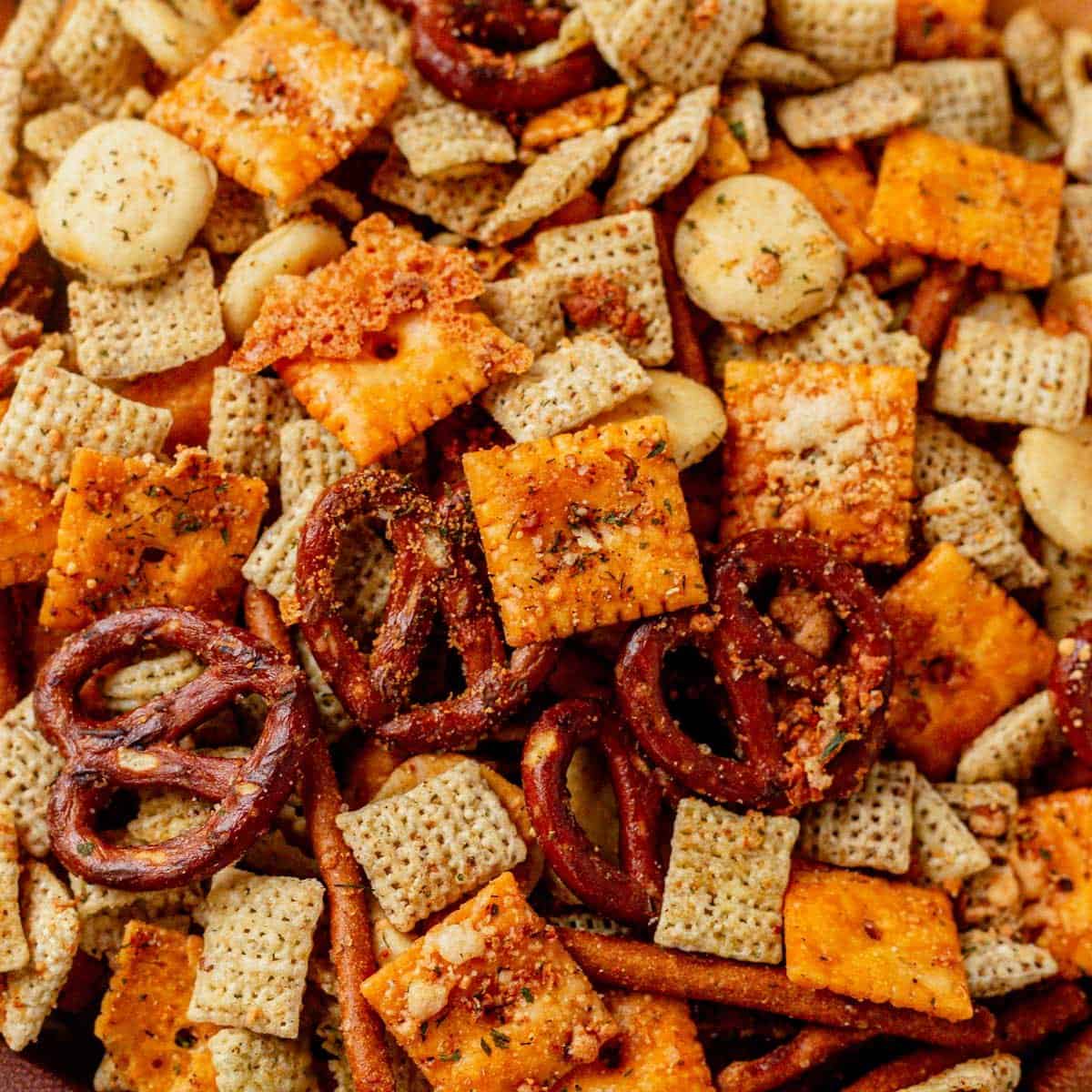 Best Cheesy Ranch Chex Mix (Easy Party Recipe)