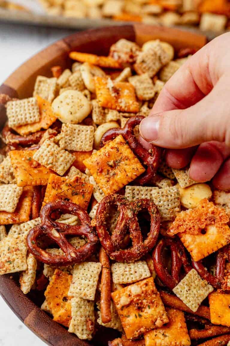 Best Cheesy Ranch Chex Mix (Easy Party Recipe)