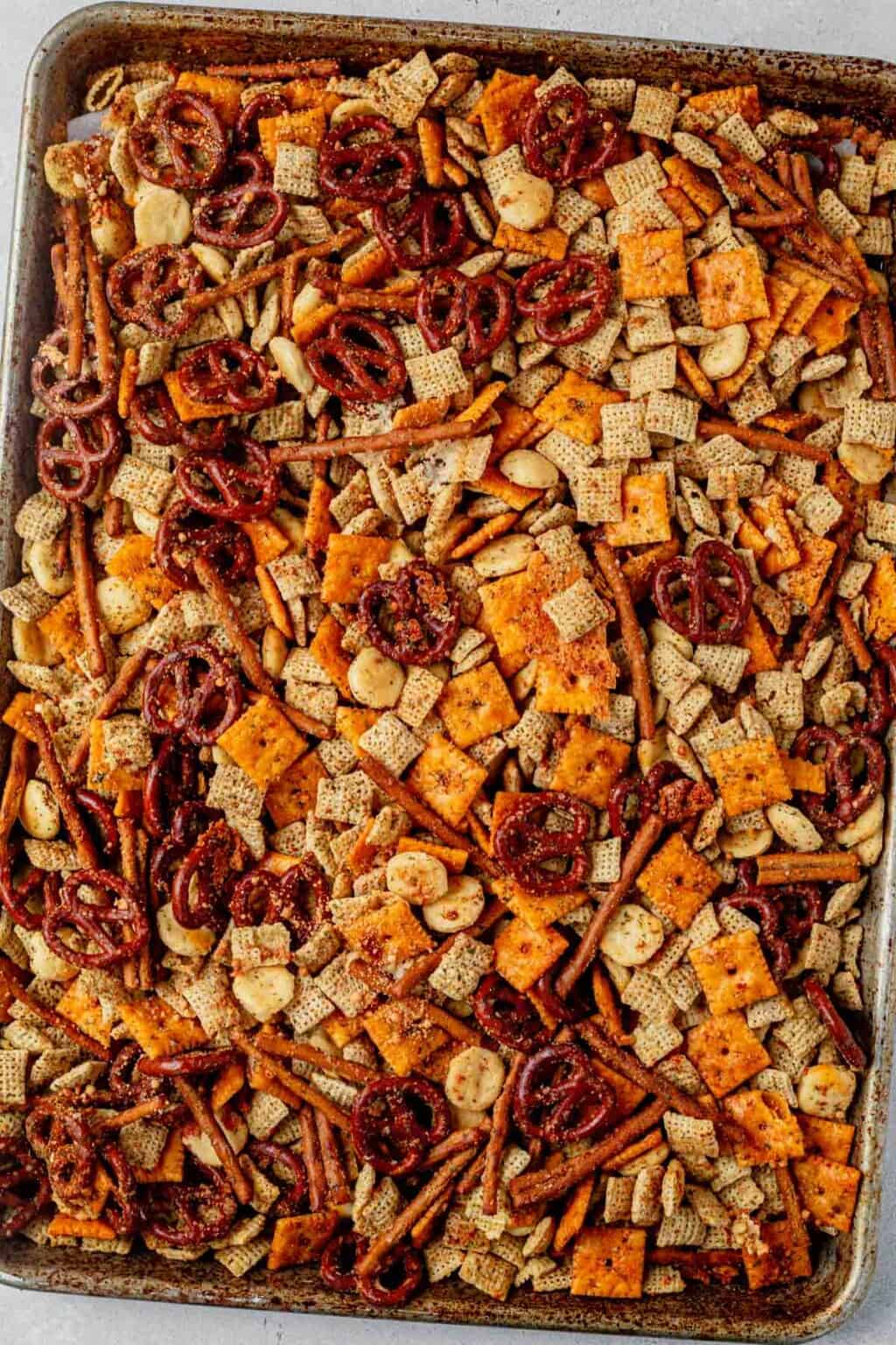 Best Cheesy Ranch Chex Mix (Easy Party Recipe)