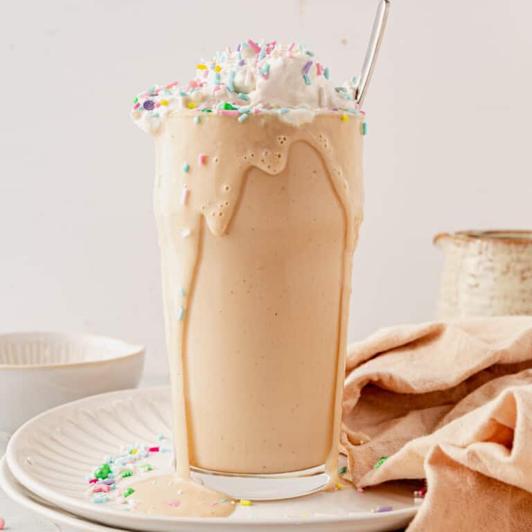 Healthy Cake Batter Protein Shake [5 Minutes!]