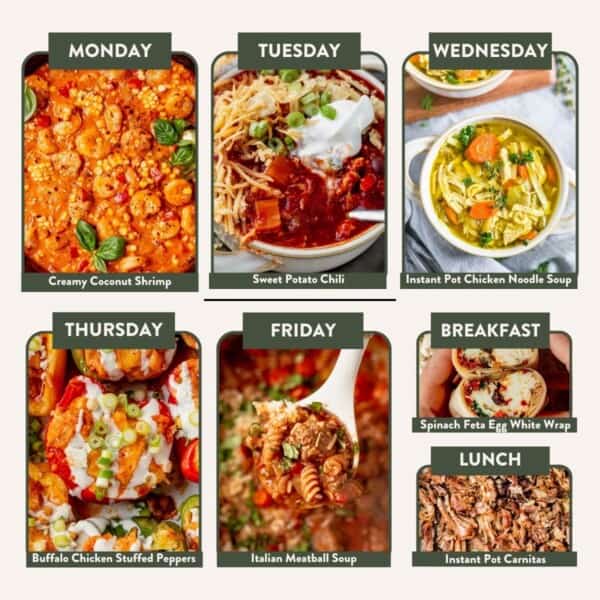 Week 21: PCOS Meal Plan