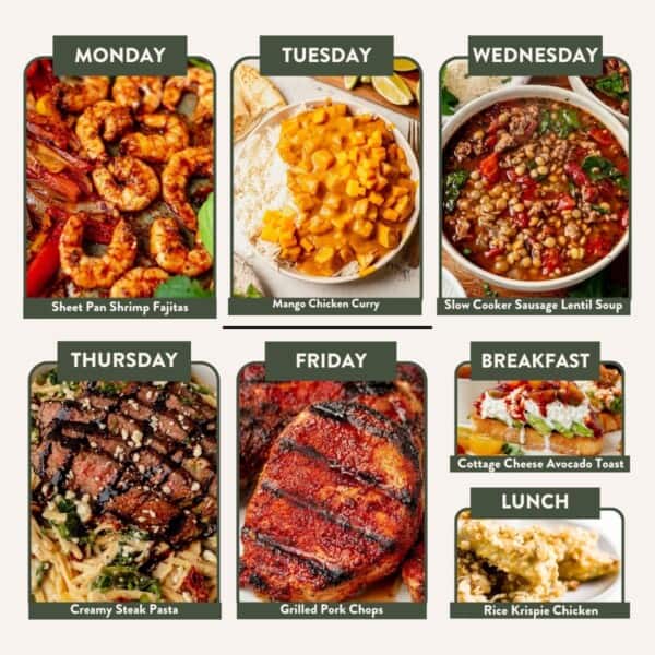 Week 30: PCOS Meal Plan