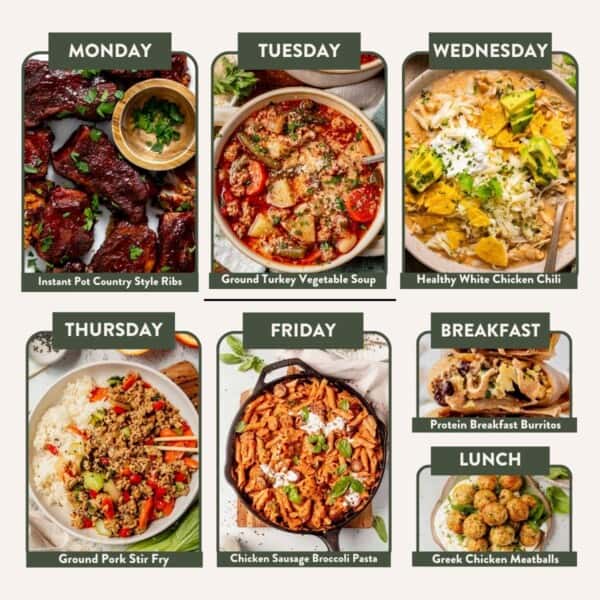 pcos meal plan week 2