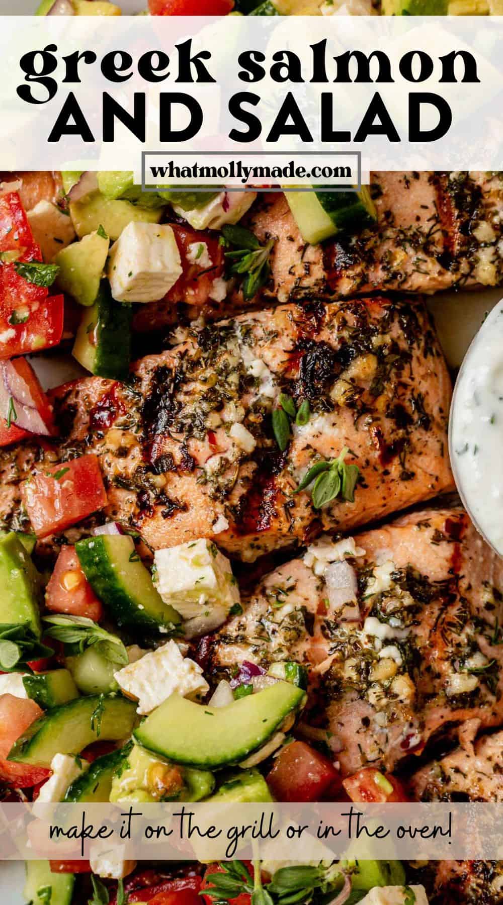 Greek Salmon (Grilled or Baked)