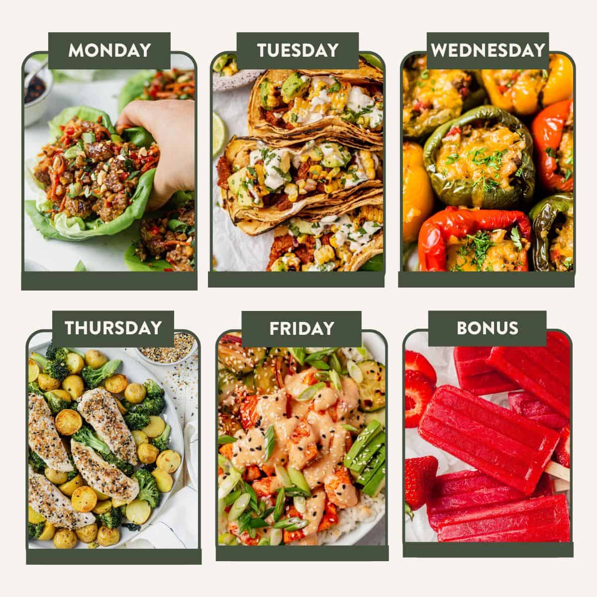 Meal Plan Example | What Molly Made