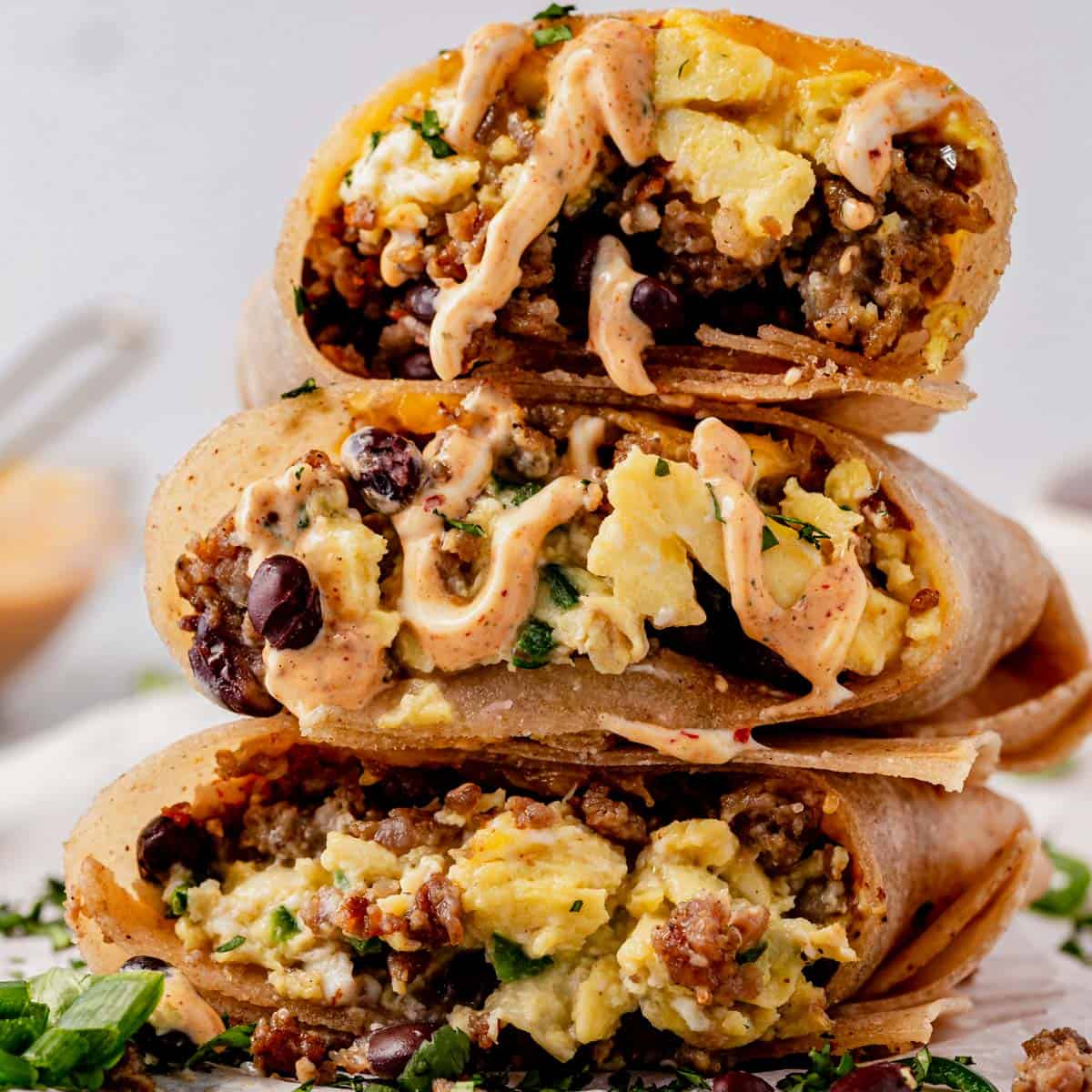 High-Protein Breakfast Burrito