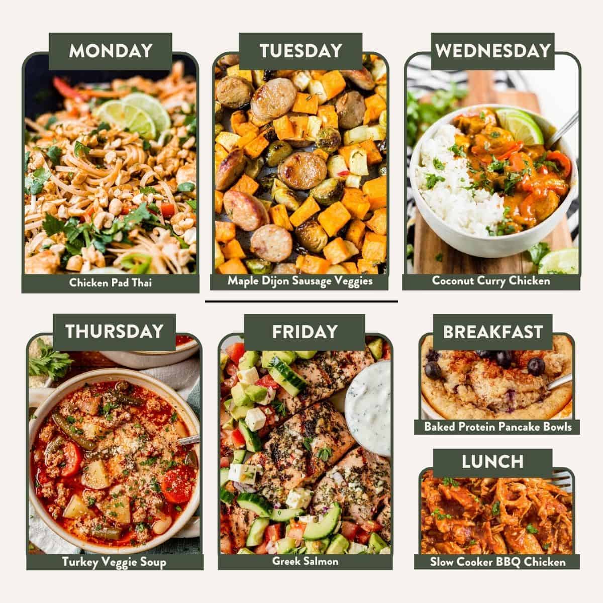 pcos meal plan images