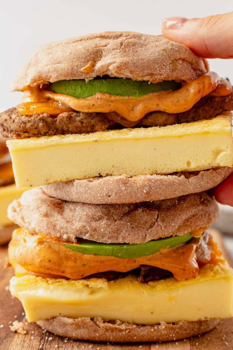 Protien Raspberry Sandwich High Protein Breakfast Sandwich | What Molly Made