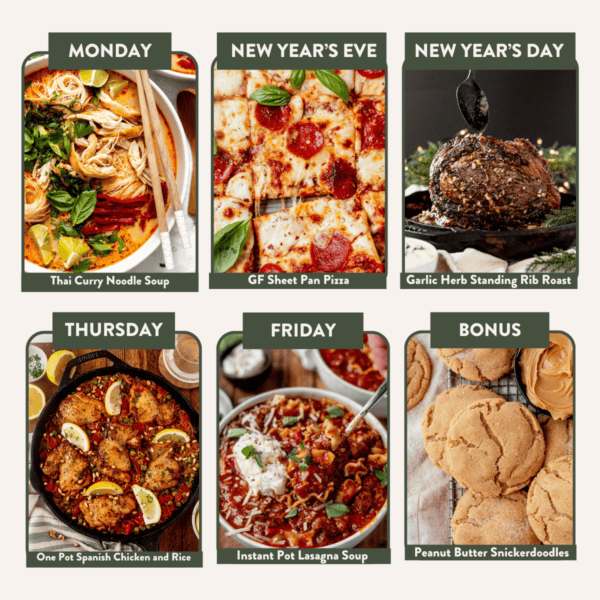 cozy meals meal plan image