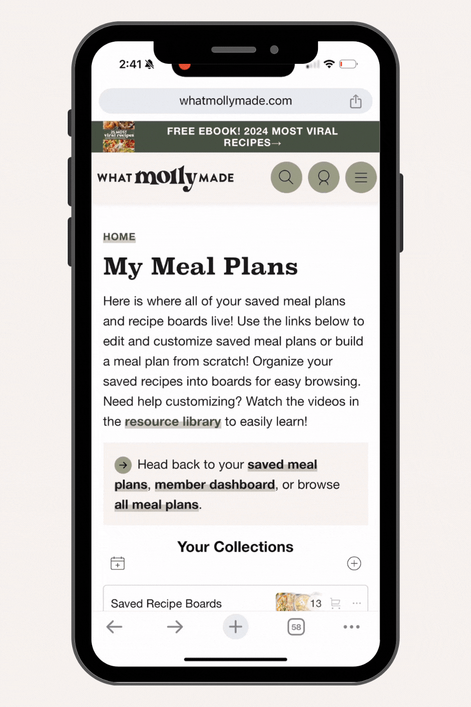 how to create your own meal plans from scratch using the what molly made membership.