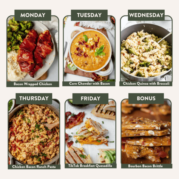 you're bacon me hungry meal plan