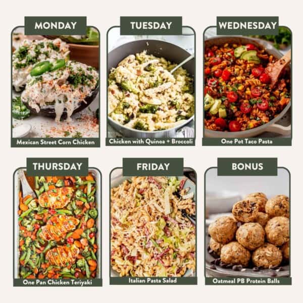 high-protein high-fiber meal plan no. 4 image