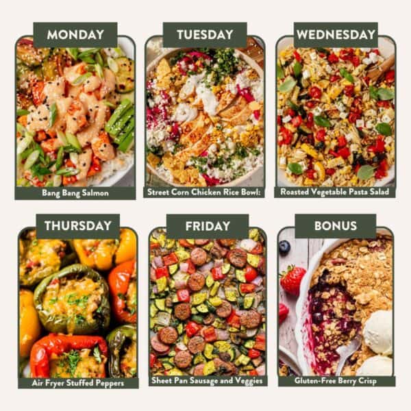 farmers market fresh meal plan image