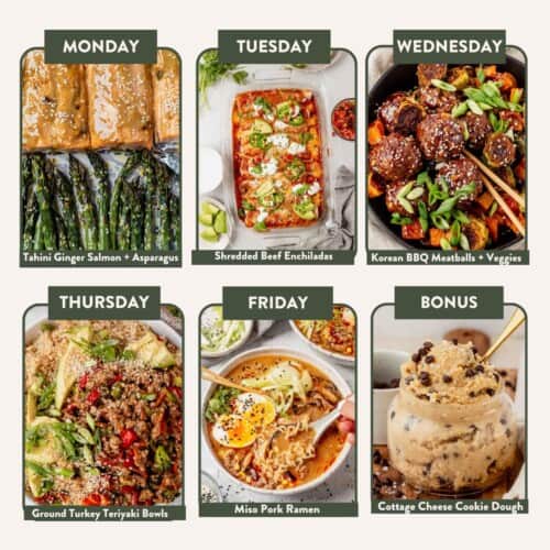 9.20.25 meal plan image anything but chicken theme