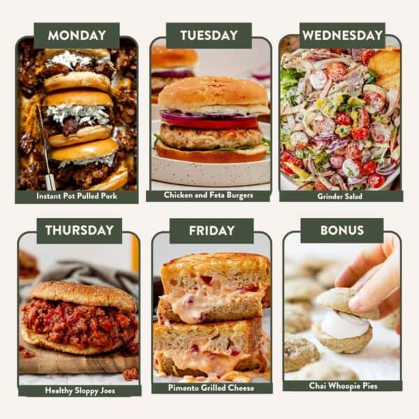 sandwich week meal plan image 11.8.25