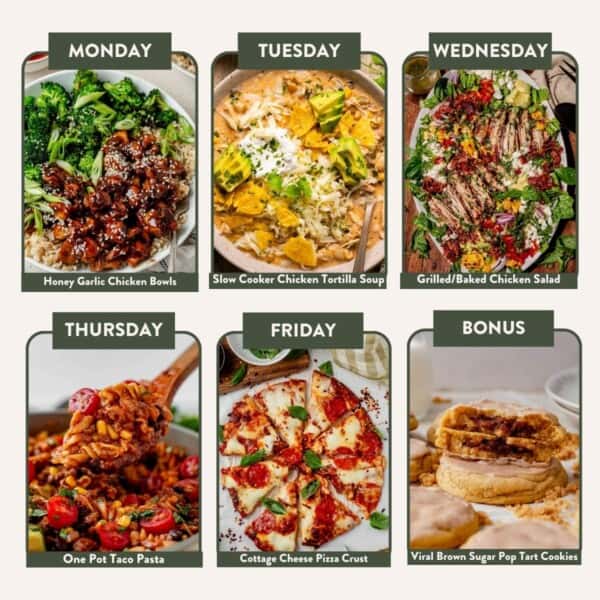 recipes for march 7 meal plan