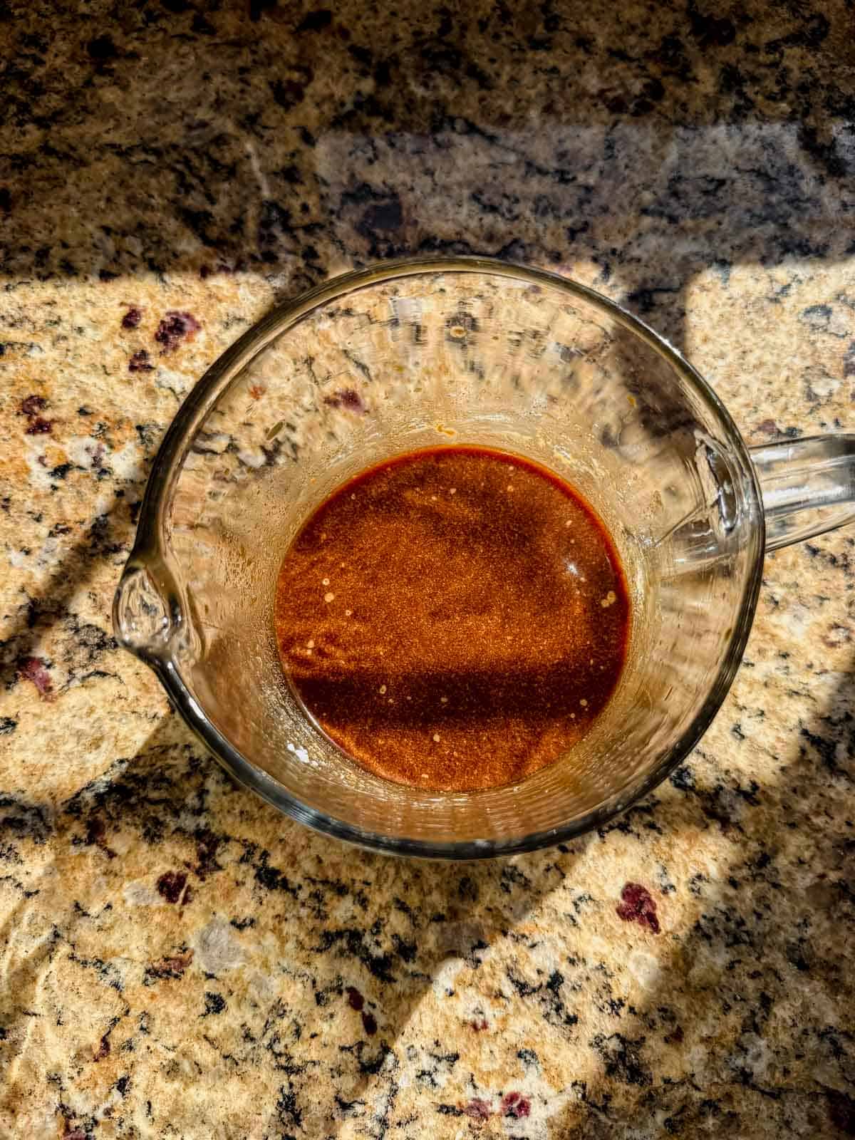 chicken lettuce wrap sauce mixed in a bowl.